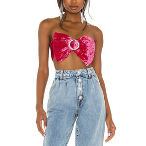 Lovers And Friends 'Kimora' Pink Viscose Top Size XS - NWT